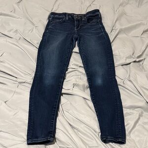 American Eagle Outfitters Dark Blue Women's Skinny Jeans